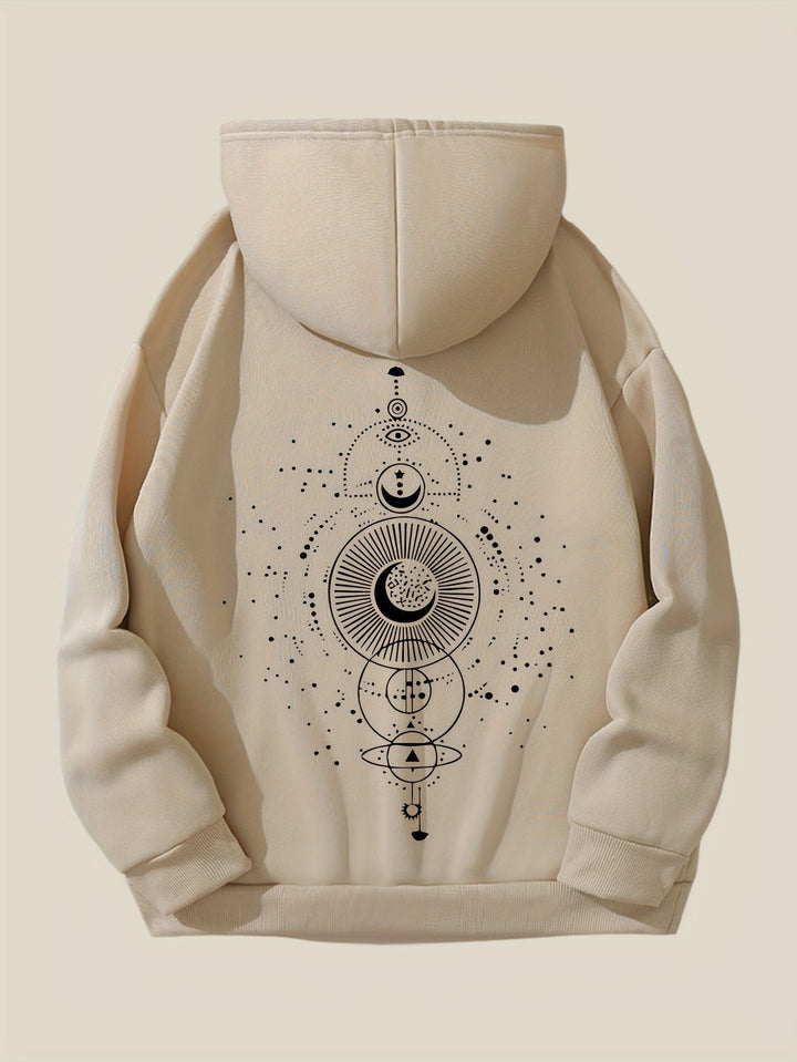 Lässiger Pullover-Hoodie mit Backprint und Kapuze für Women | Perfekt für Casual Days