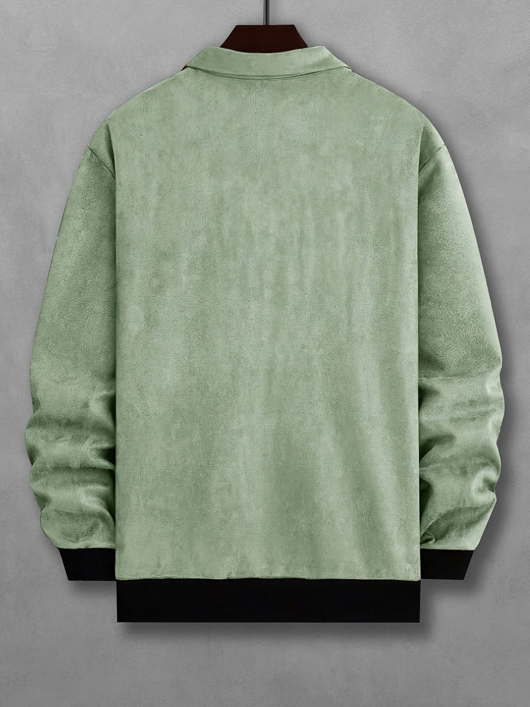 Stilvolle Einfarbige Warme Fleece Bedruckte Winterjacke Für Herren | Ideal für Winter