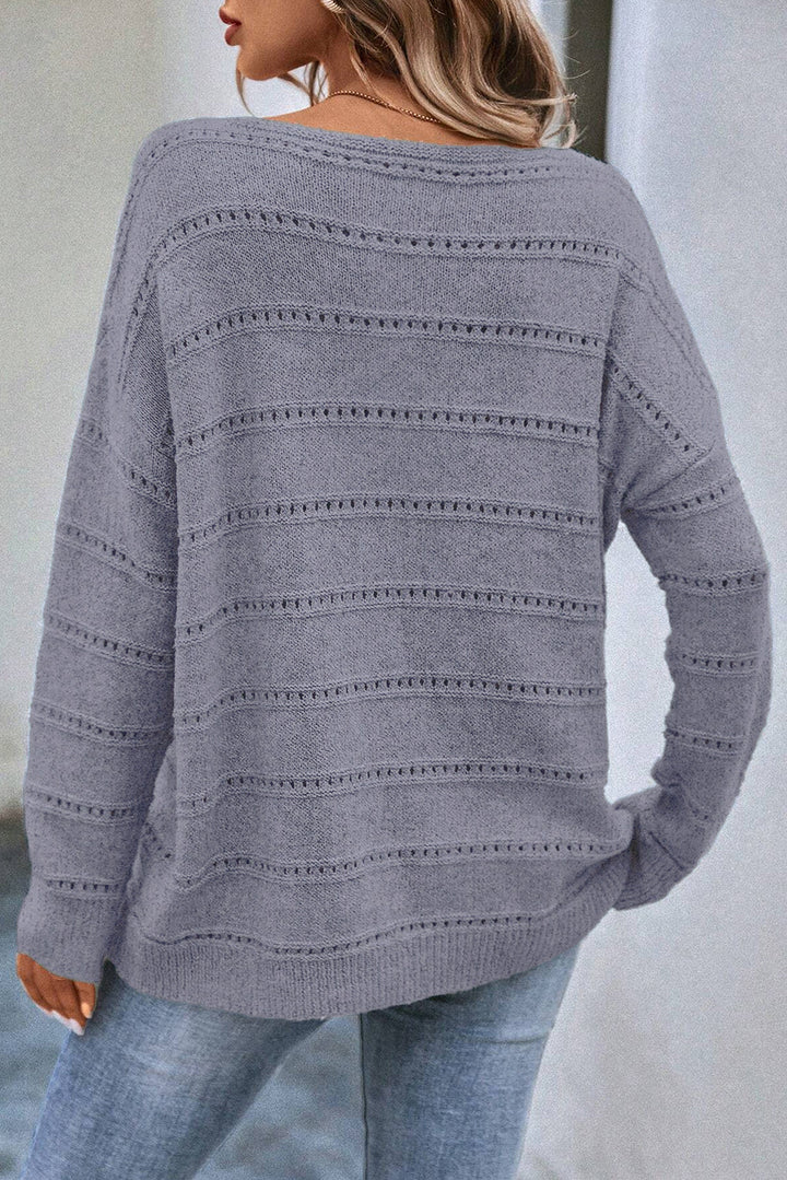 Maglione di lusso con dettagli elaborati per donne