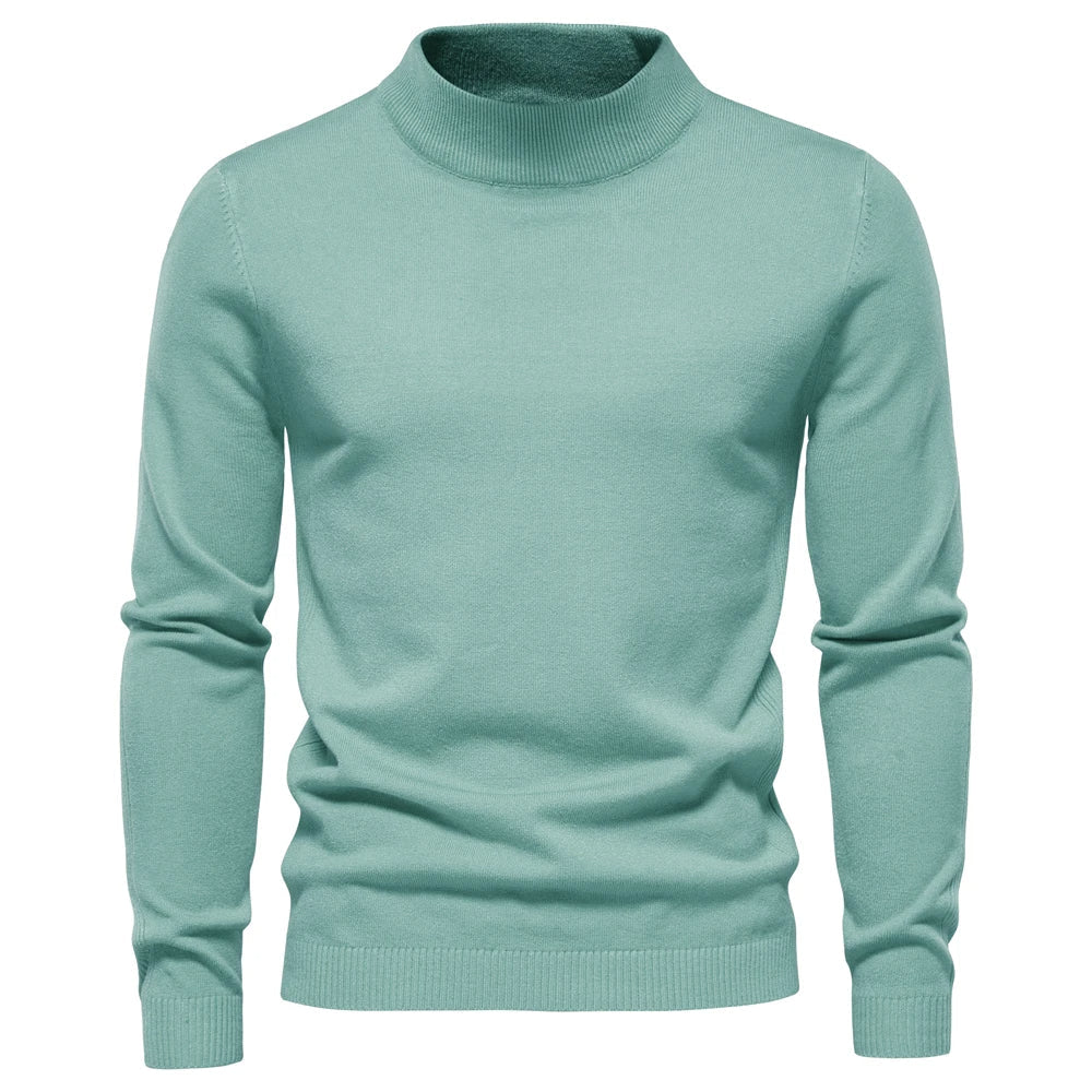 Sanford - Fashionable sweater with small turtleneck