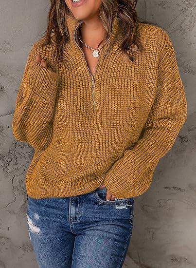 Zenaida - Pull polo avec col en V