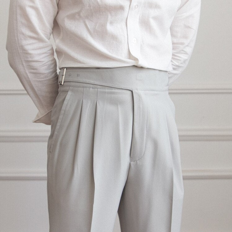 Zeke - Pantalon élégant pour homme avec boucle