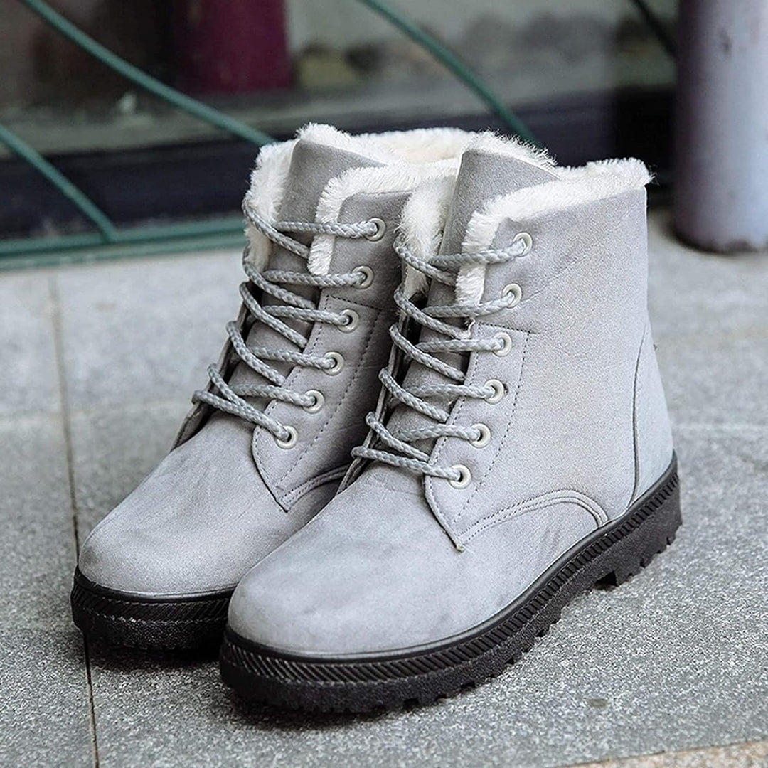 Bottes de neige décontractées antidérapantes avec laine pour femmes | Parfait pour les activités de plein air