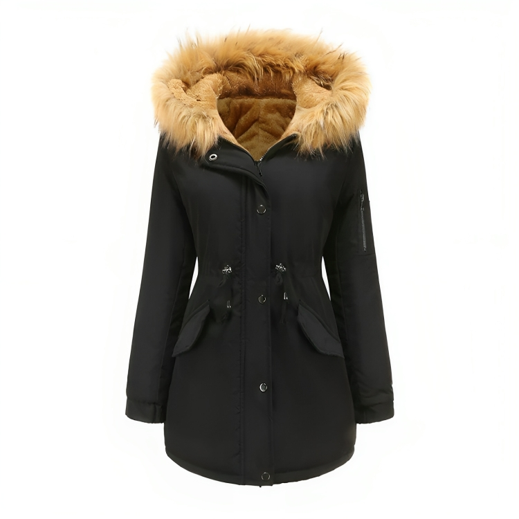 Classic Winter Parka With Vegan Fur For Women | Ideal for winter