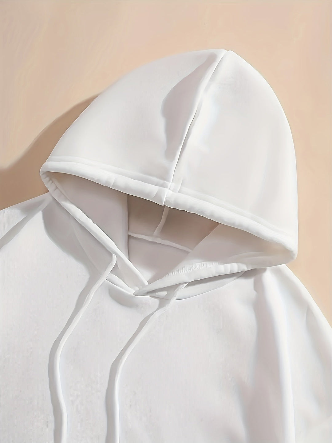 Eleganter Fleece-Pullover-Hoodie mit Backprint und Kapuze für Women | Ideal für den Alltag