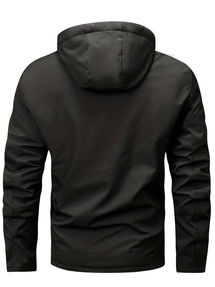 Veste à capuche en polaire chaude pour activités de plein air pour hommes | Parfait pour les activités de plein air