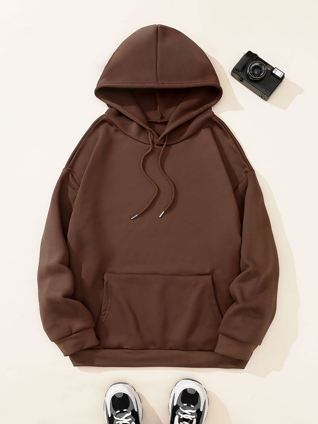 Lässiger Pullover-Hoodie mit Backprint und Kapuze für Women | Perfekt für Casual Days