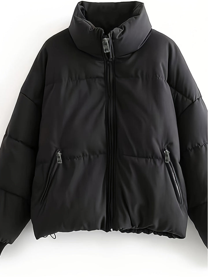 Casual Kurze Puffer Winterjacke für Frauen | Perfekt für Wintertage