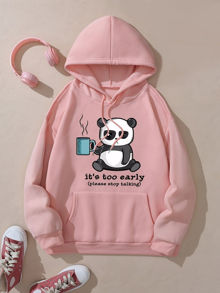 Casual fleece hoodie with hood for women | Perfect for leisure