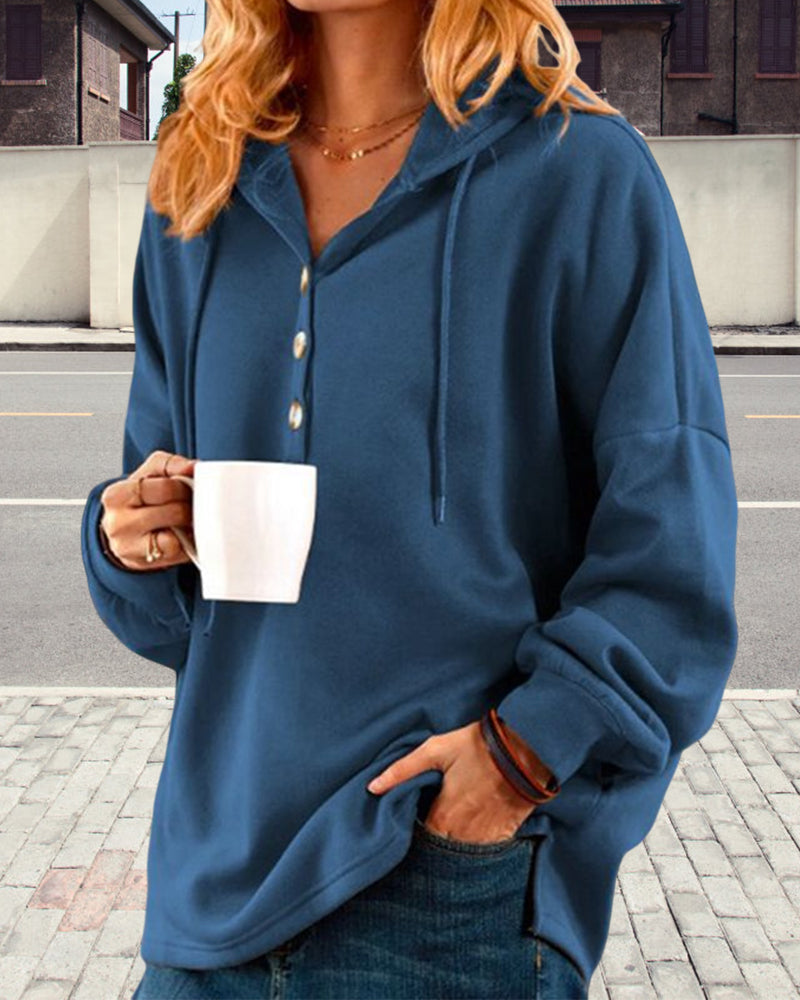 Bequemer Übergroßer Fleece Hoodie mit Kapuze für Damen | Perfekt für den Alltag