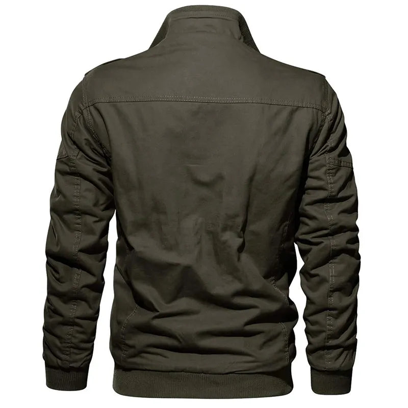 Moderne Trendige Bomberjacke mit Weichem Innenfutter für Herren | Perfekt für Alltag