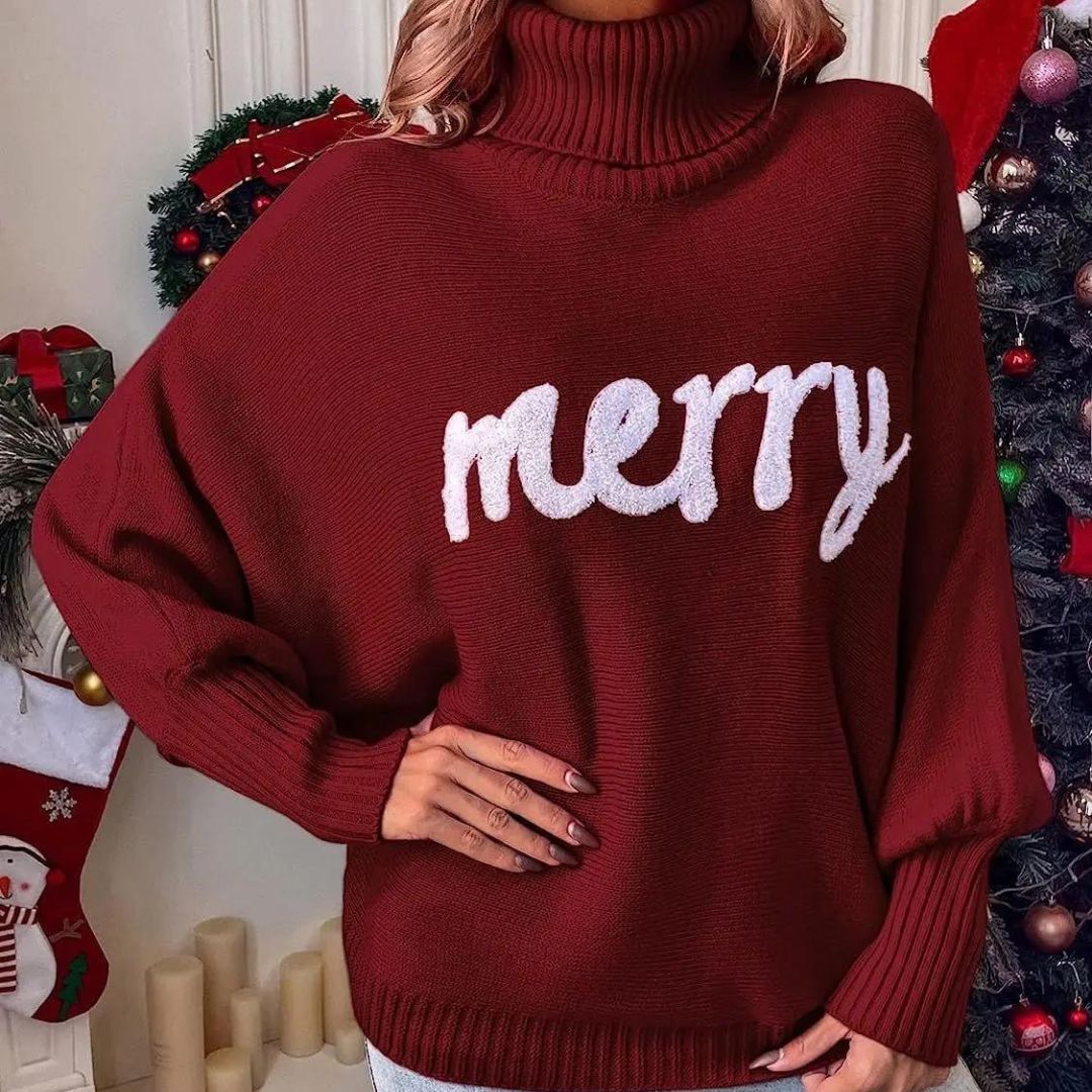 Haydee - Warmer festlicher Rollkragenpullover für Damen
