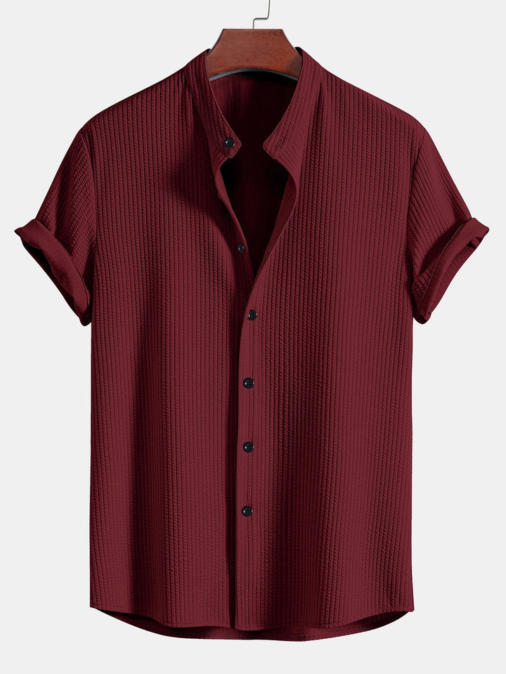 Sean | Men's shirt with stand-up collar