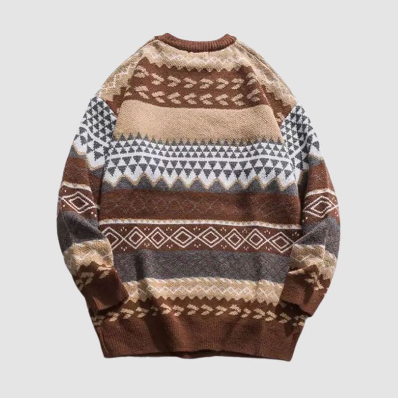 May - Gestreifter Vintage-Pullover