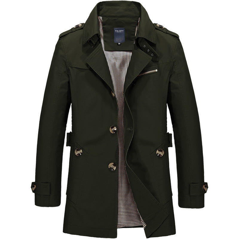 Parker - Streetwear Trench Coat For Men