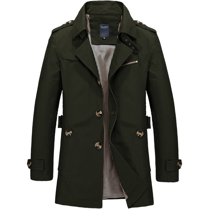 Parker - Streetwear Trench Coat For Men