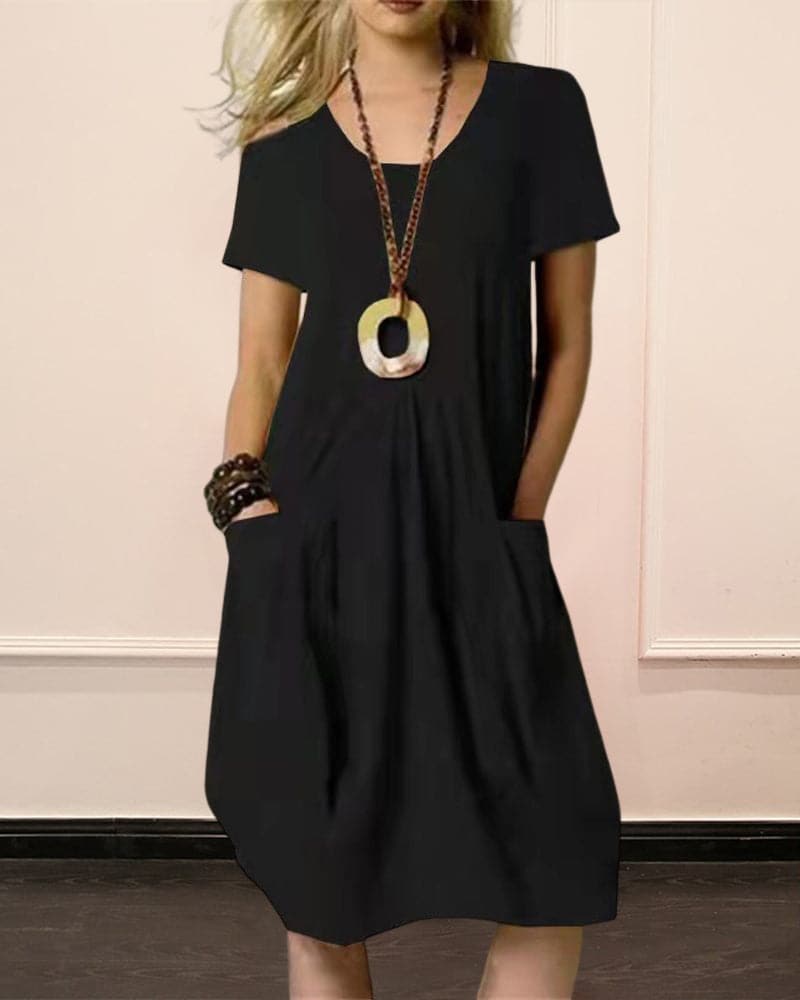 Robe Élégante à Coupe Décontractée – Style et Confort au Quotidien