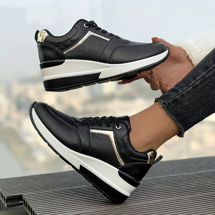 Lässige Einfarbige Sneaker für Damen | Ideal für den Alltag