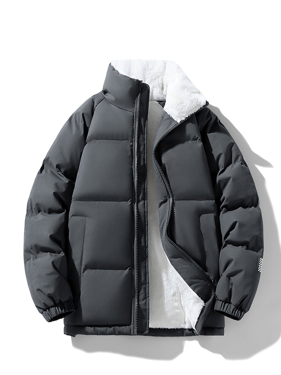 Modische warme Fleece-Puffer-Winterjacke für Damen | Perfekt für Outdoor-Aktivitäten