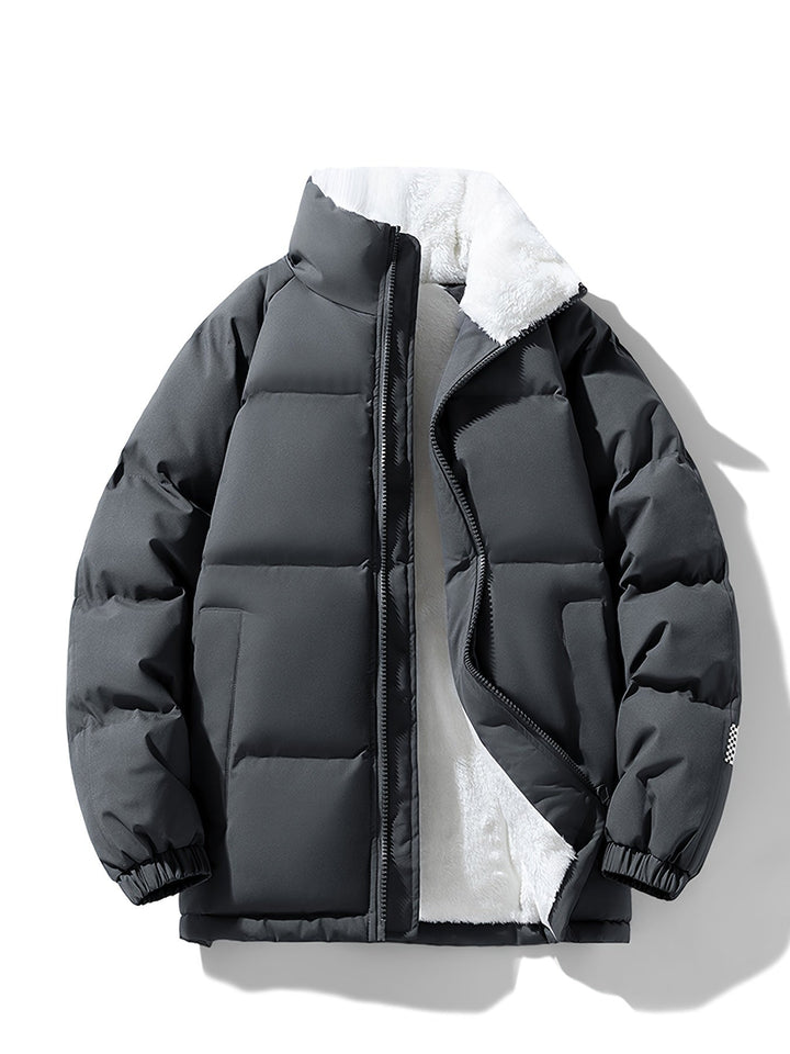 Modische warme Fleece-Puffer-Winterjacke für Damen | Perfekt für Outdoor-Aktivitäten