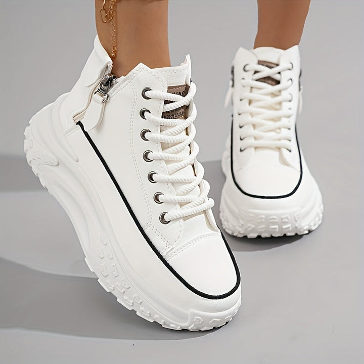 Casual high-top platform sneakers for women | Perfect for casual days