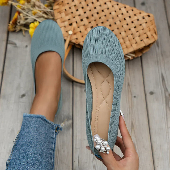 Chaussures plates respirantes