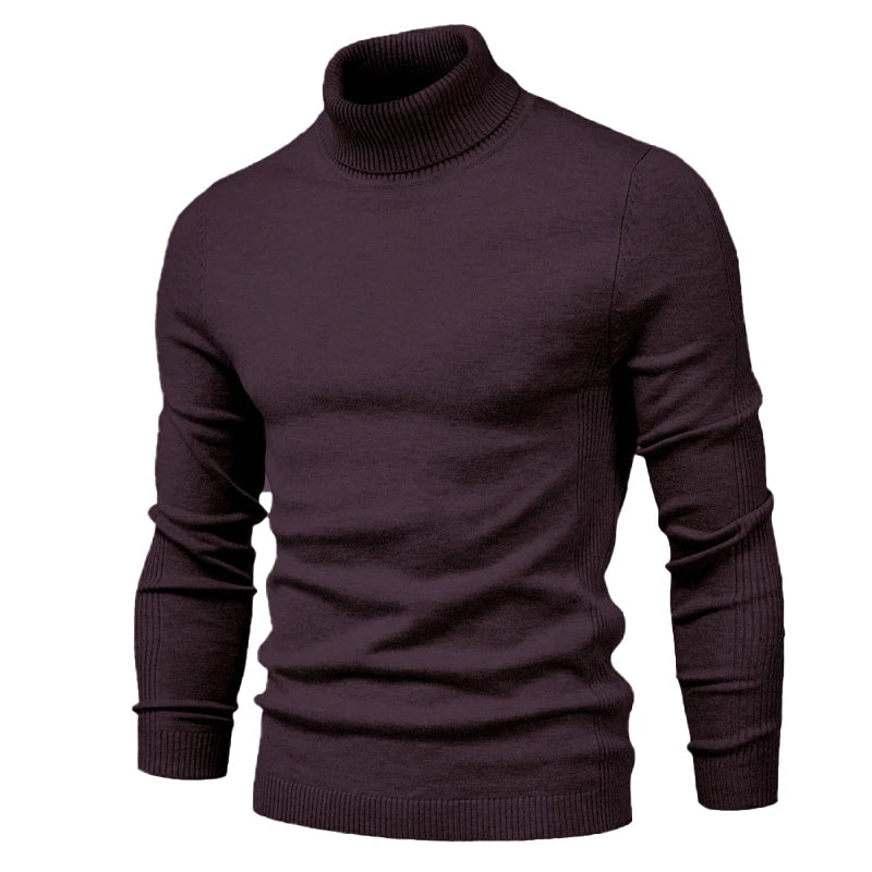 Sanford - Fashionable sweater with small turtleneck