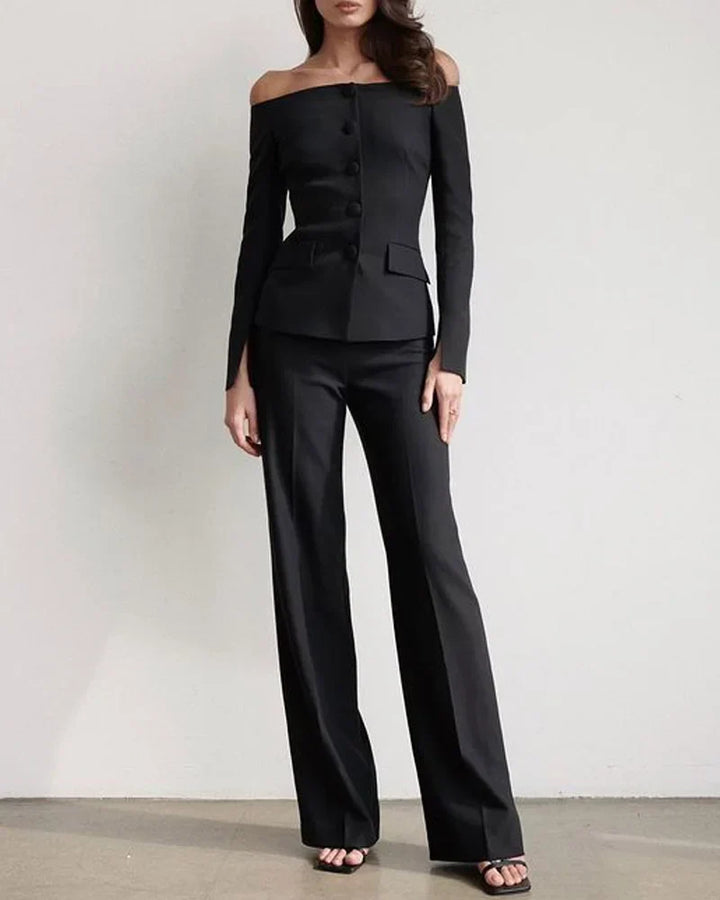 Klaur - Ensemble de tuyaux - Élégant - Matériau luxueux - Occasion Formelli pour femmes