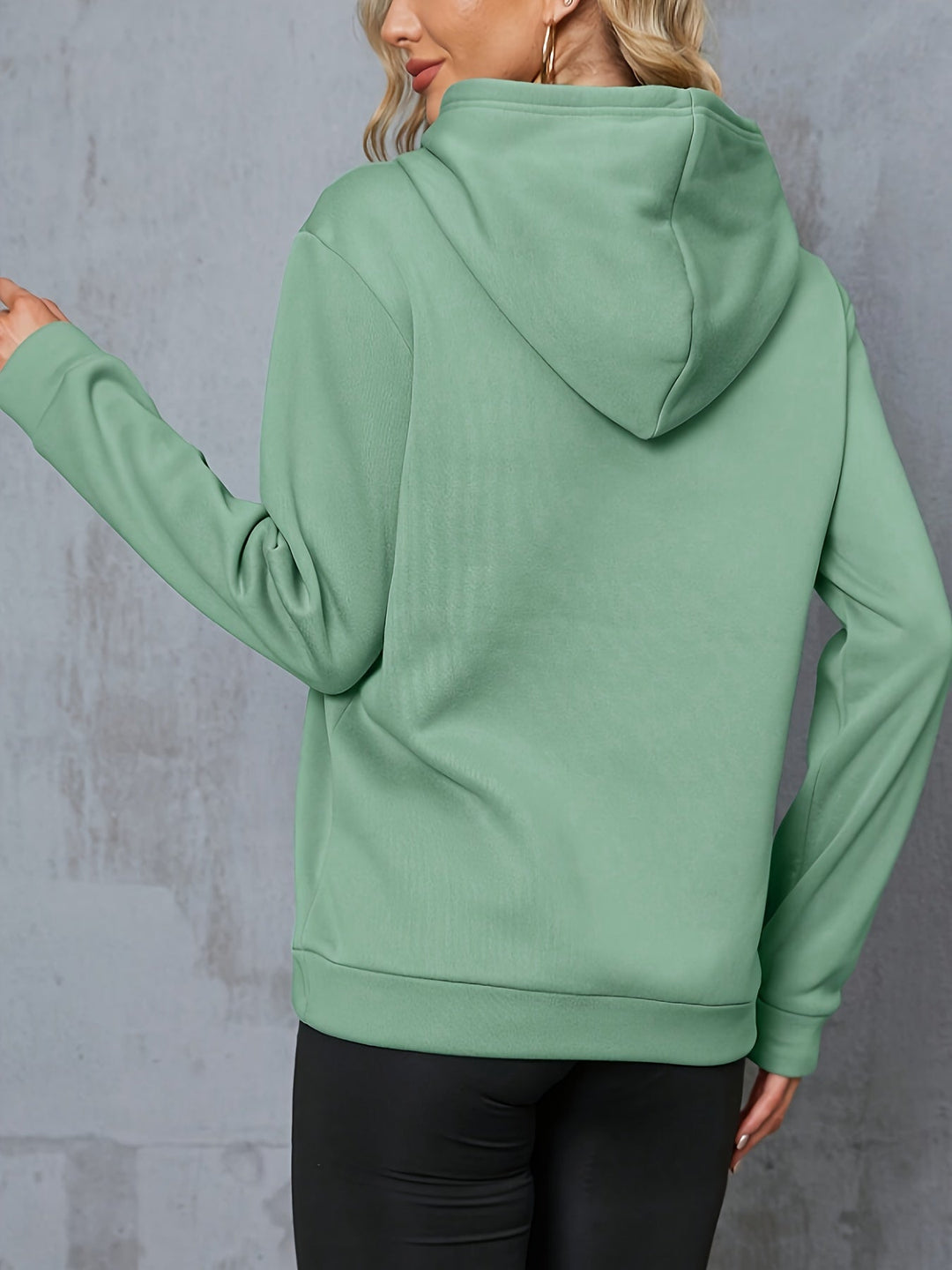 Sweat-shirt à capuche décontracté avec imprimé et capuche pour femmes | Parfait pour les jours décontractés