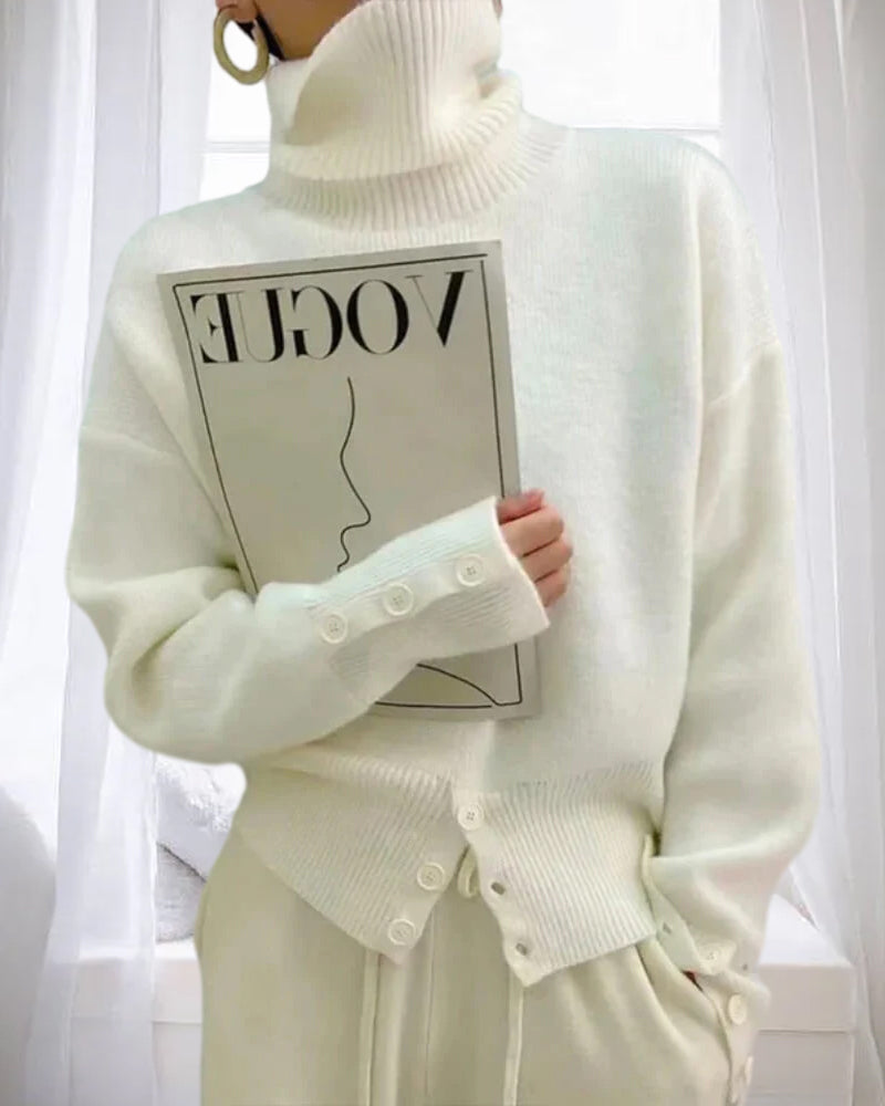 Harlowe - Maglione a collo alto - Elegante - Materiale di alta qualità - Adatto per tutti i giorni per donna