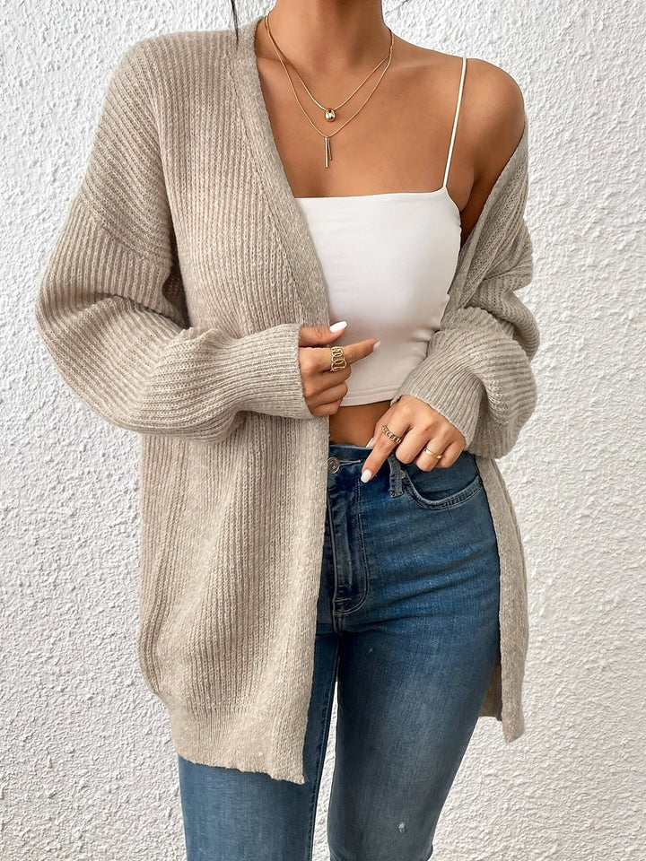 Eleganter warmer Baumwollstrickwaren-Cardigan für Damen | Ideal für den Winter