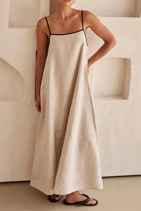 Connie - Abito lungo alla moda in lino