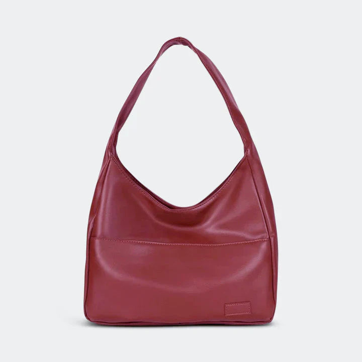 Sac bandoulière minimaliste en cuir vegan – Sac hobo tendance pour femmes
