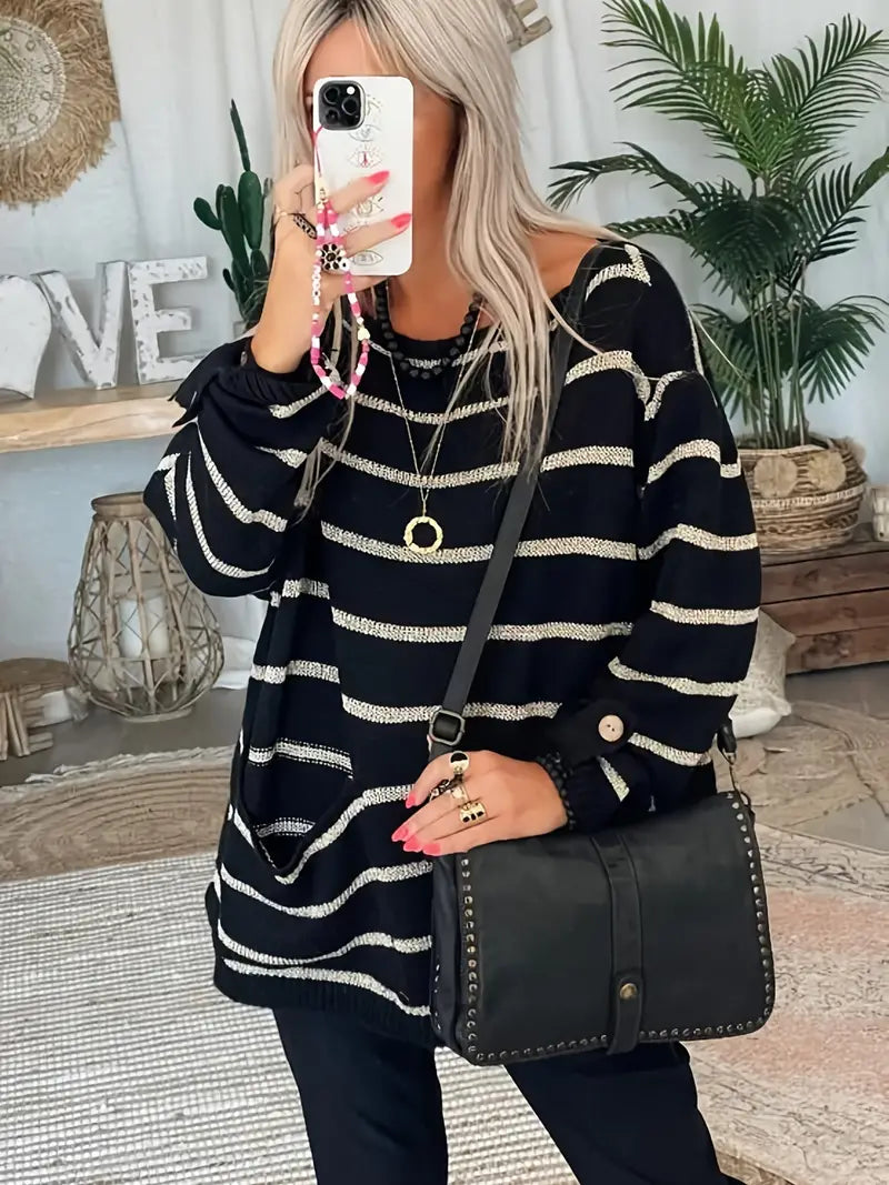 Carmi - Pull rayé pour femmes