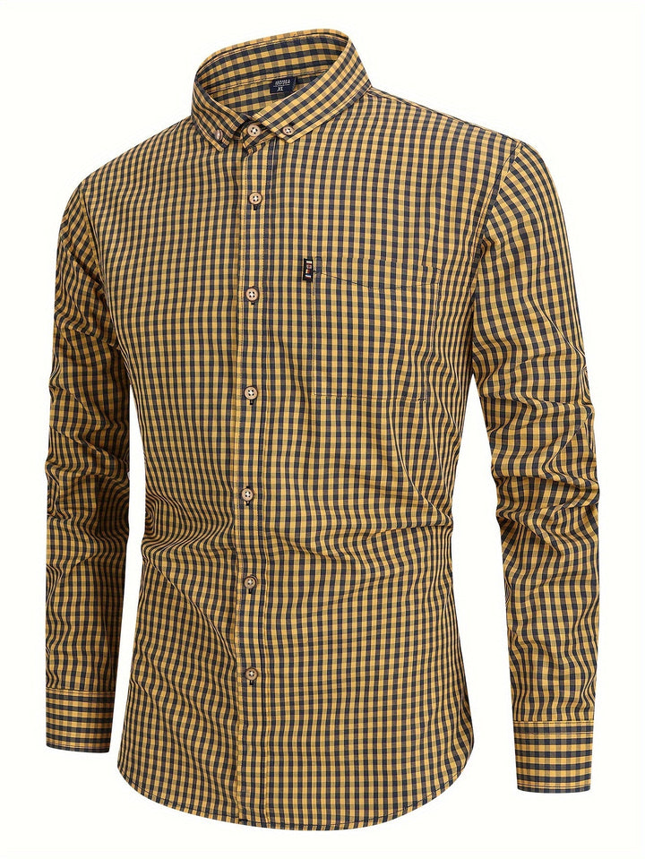 Bo - Camicia a quadri da uomo – Elegante e versatile