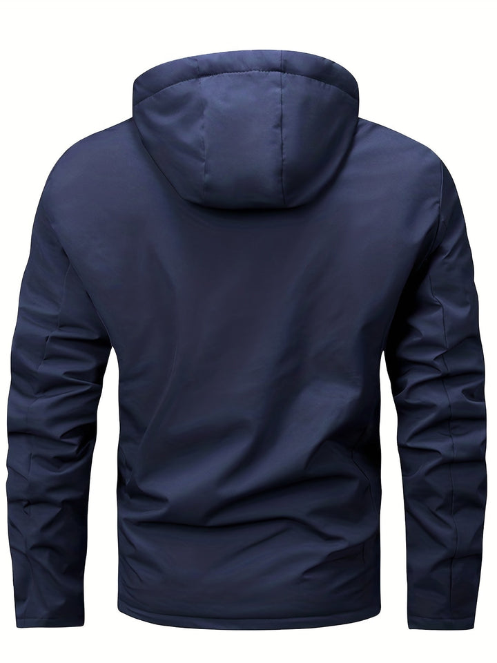 Veste à capuche en polaire chaude pour activités de plein air pour hommes | Parfait pour les activités de plein air