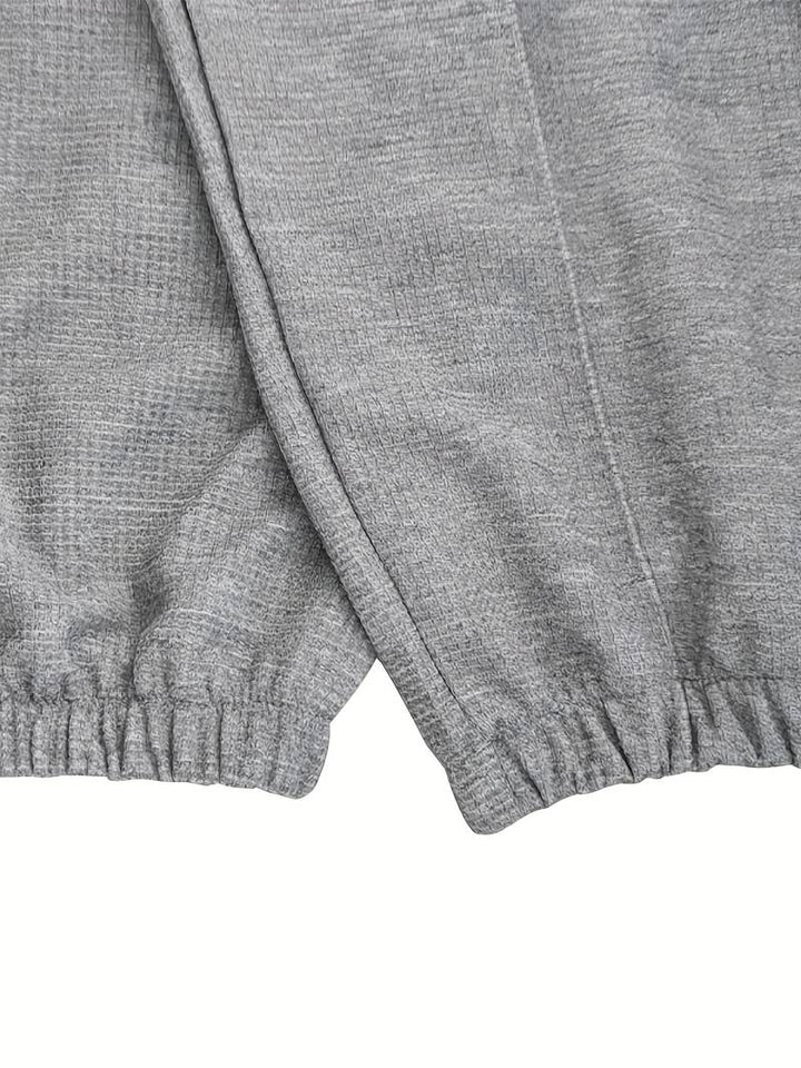 Ensemble pour homme en deux pièces – Ensemble de loisirs et survêtement d'entraînement à col montant à la mode