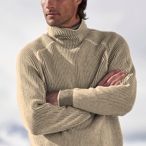 Ewald pull à col roulé – confort rencontre style