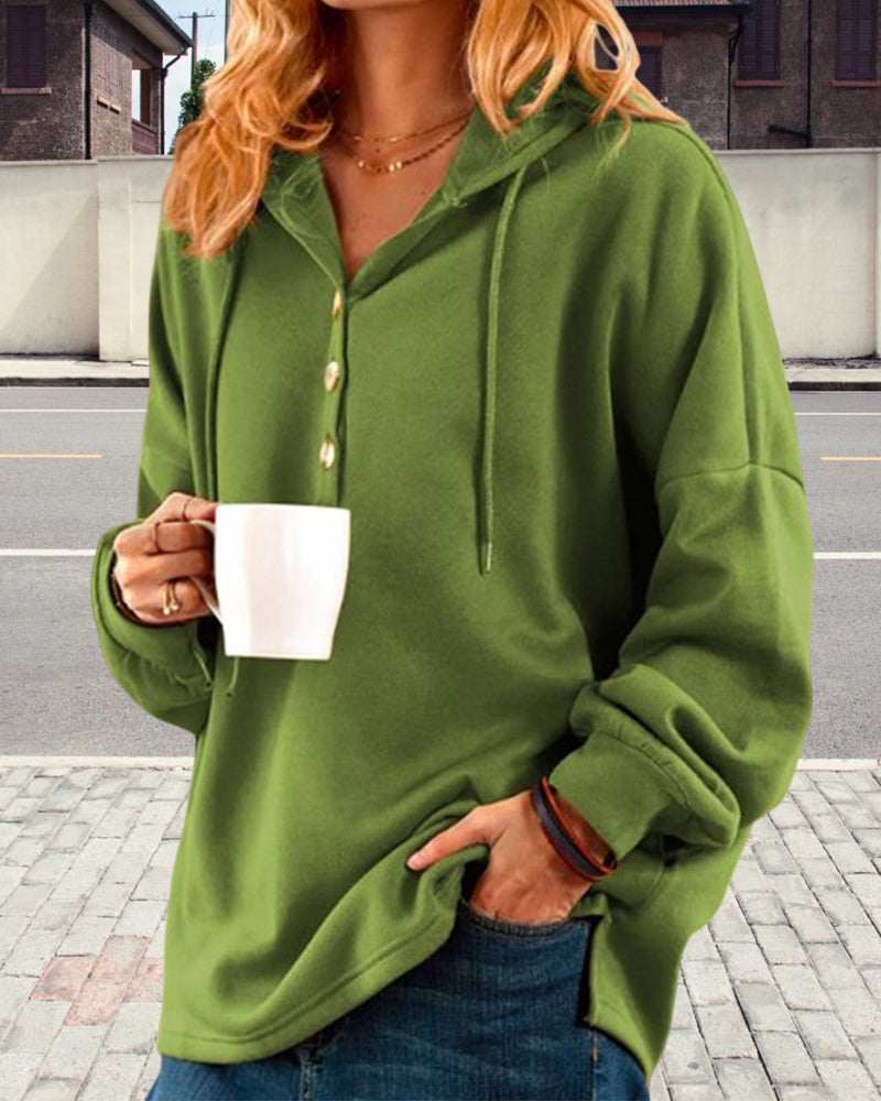 Bequemer Übergroßer Fleece Hoodie mit Kapuze für Damen | Perfekt für den Alltag