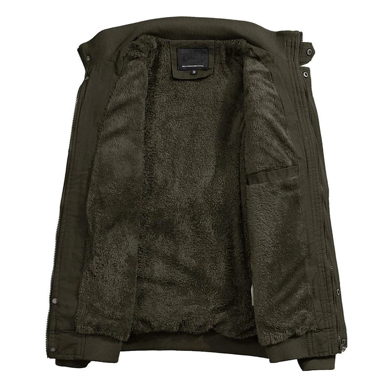 Moderne Trendige Bomberjacke mit Weichem Innenfutter für Herren | Perfekt für Alltag