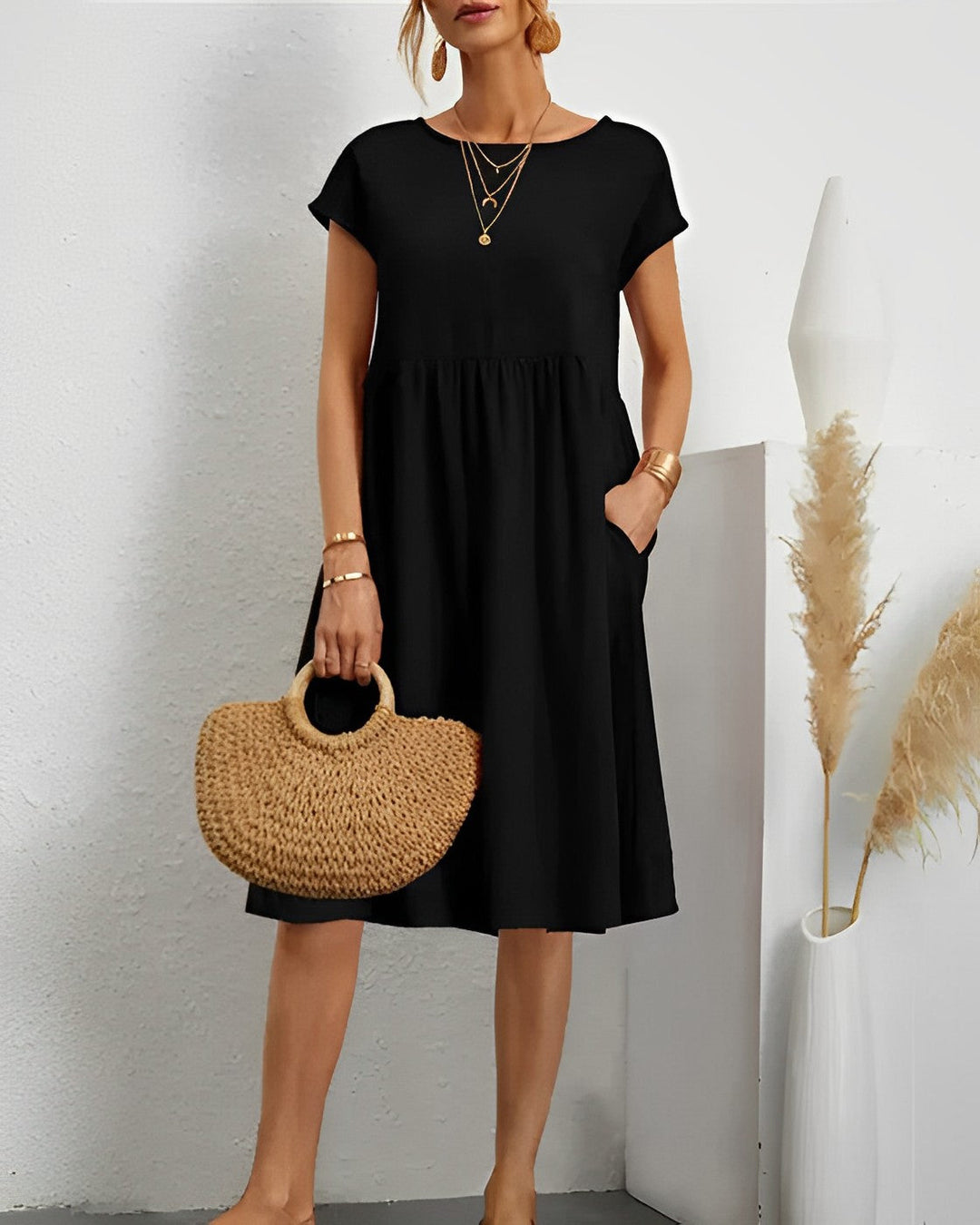 CELIA – Luftiges & Elegantes Baumwollkleid