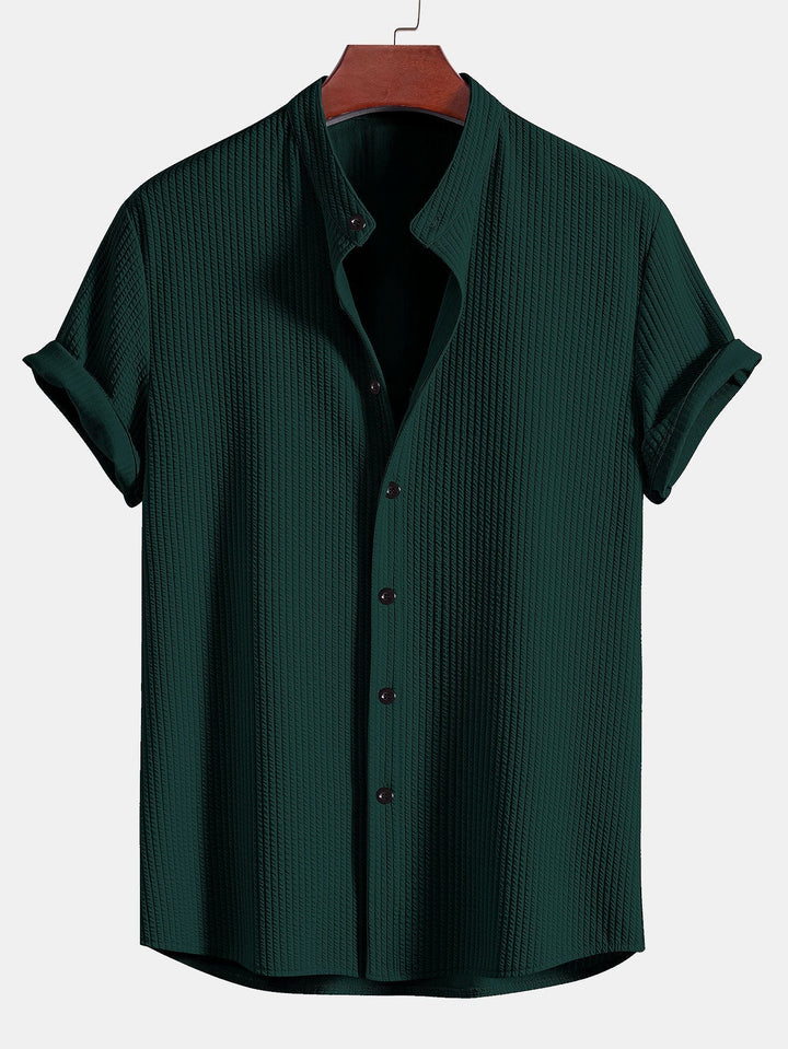 Sean | Men's shirt with stand-up collar