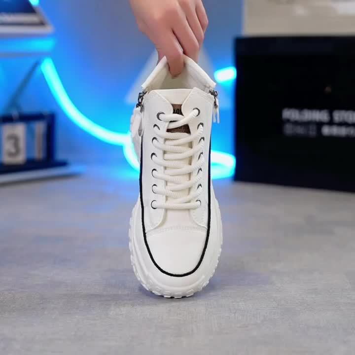 Casual high-top platform sneakers for women | Perfect for casual days