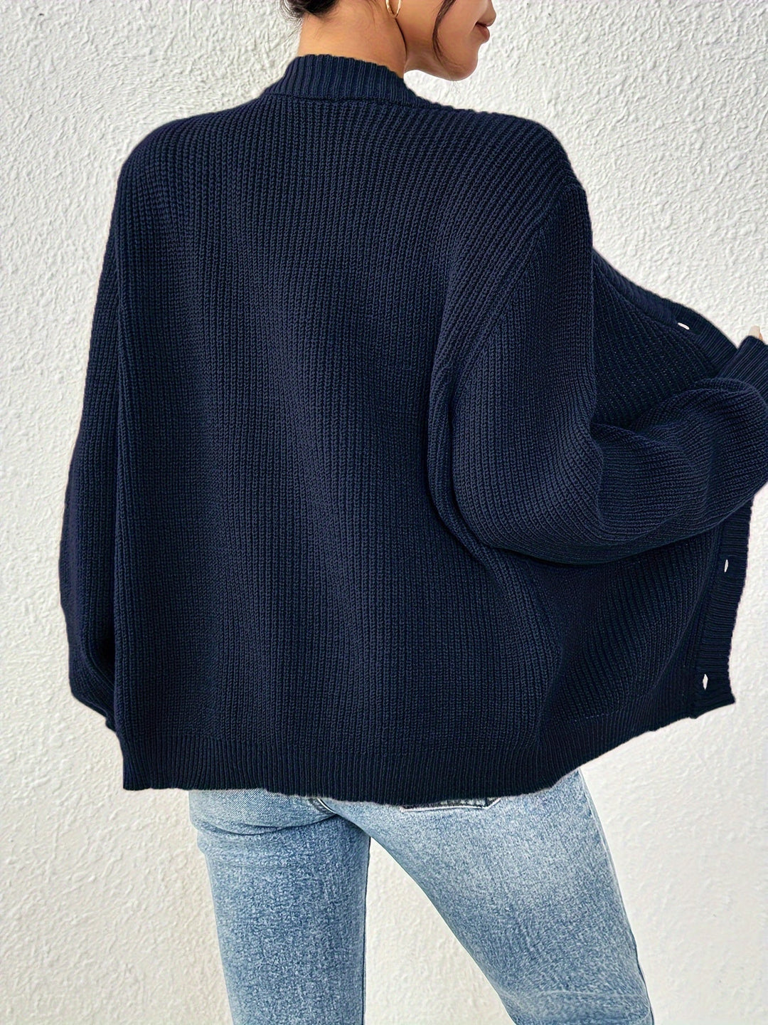 Cardigan en laine tricotée chaude et élégante pour femmes | Idéal pour toutes les saisons