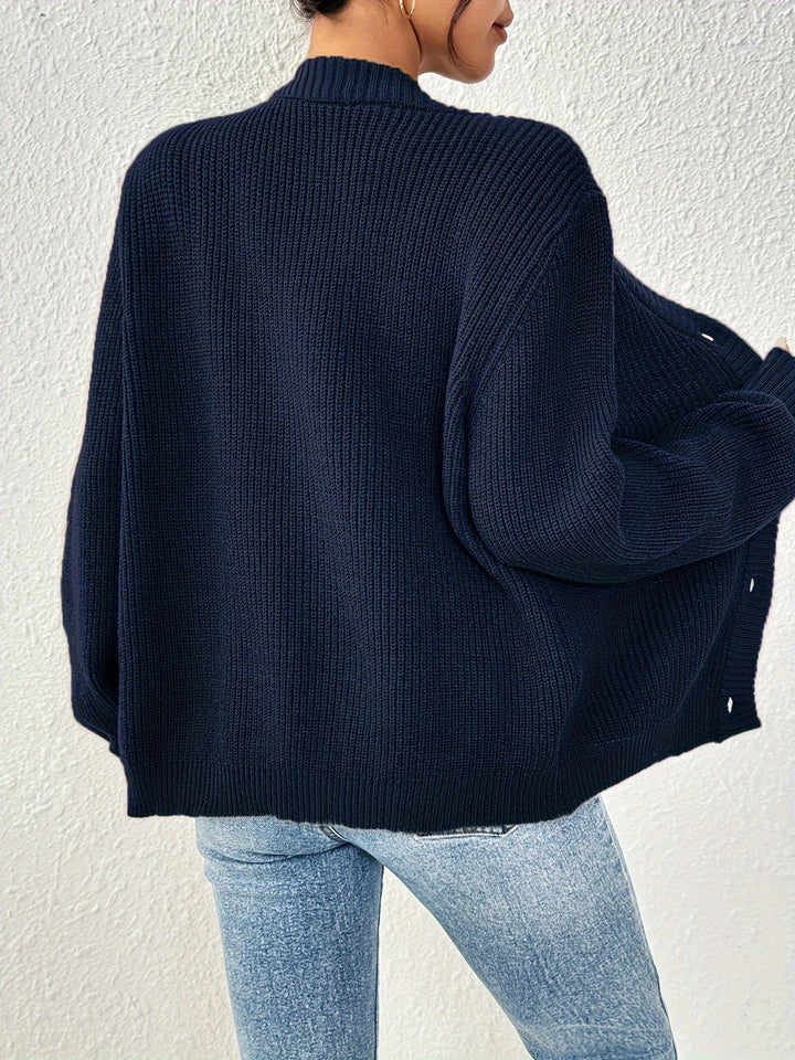 Cardigan en laine tricotée chaude et élégante pour femmes | Idéal pour toutes les saisons