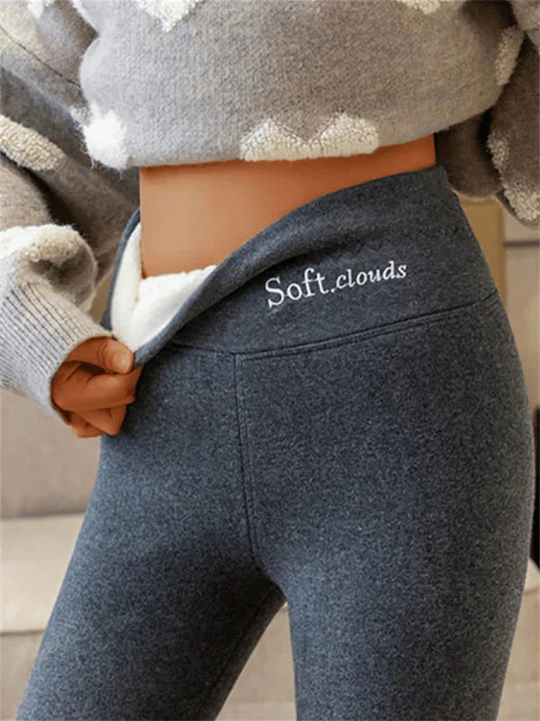 Adelina - Leggings thermiques avec doublure en polaire pour femmes