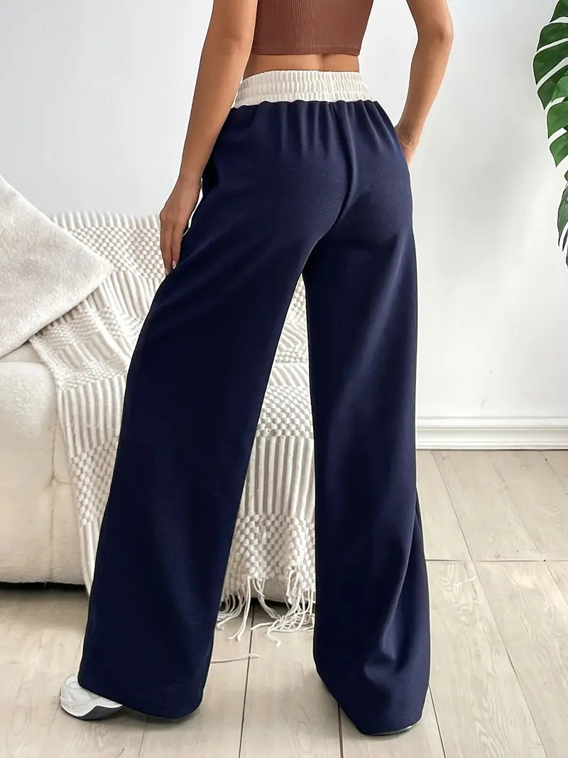 Zoey – Pantalon de jogging extensible à jambe large