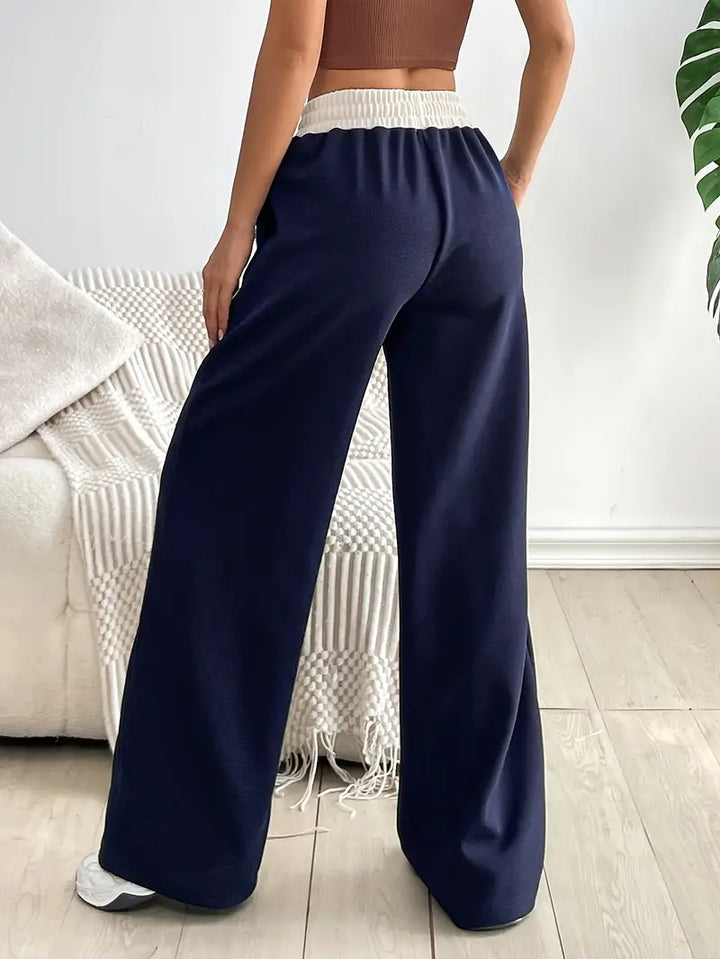 Zoey – Pantalon de jogging extensible à jambe large