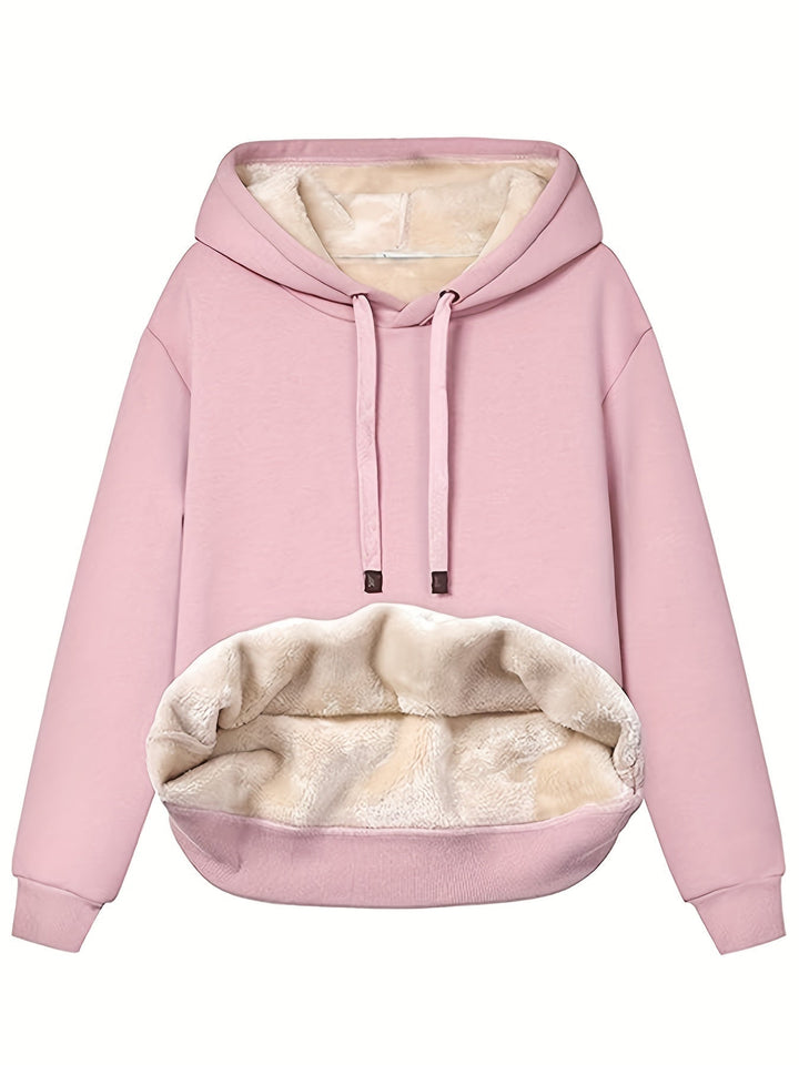 Sweat à capuche en polaire chaude avec capuche pour femmes | Parfait pour les activités de plein air