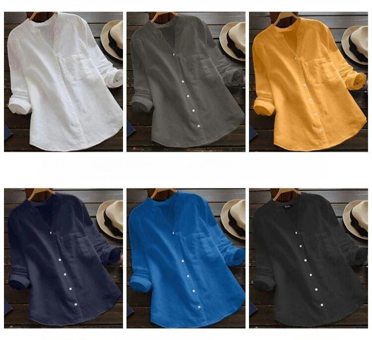 Chemise décontractée en mélange lin-coton de Flynn's